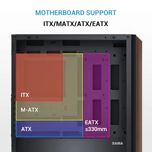 Sama Gears Z60 ATX RGB - vue 4