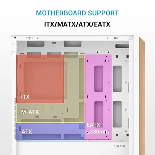 Sama Gears Z60 ATX White - vue 8