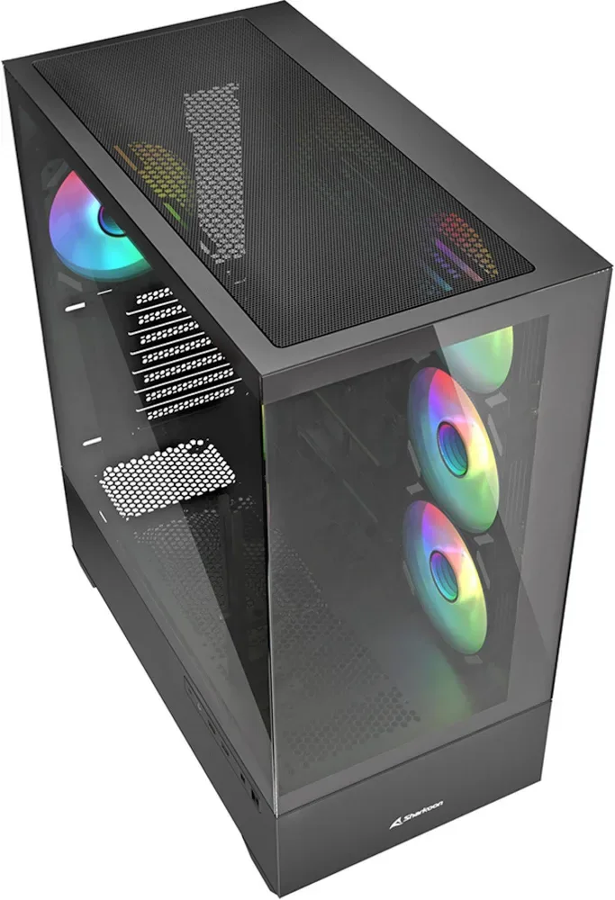Sharkoon AK6 mATX RGB - vue 3