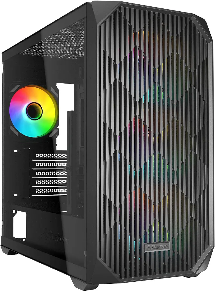 Sharkoon MK3 mATX RGB - vue 2