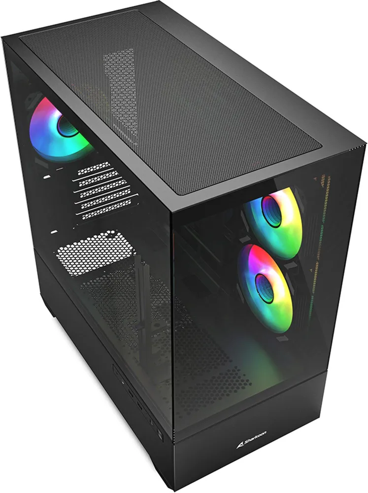 Sharkoon MK6 RGB mATX - vue 3