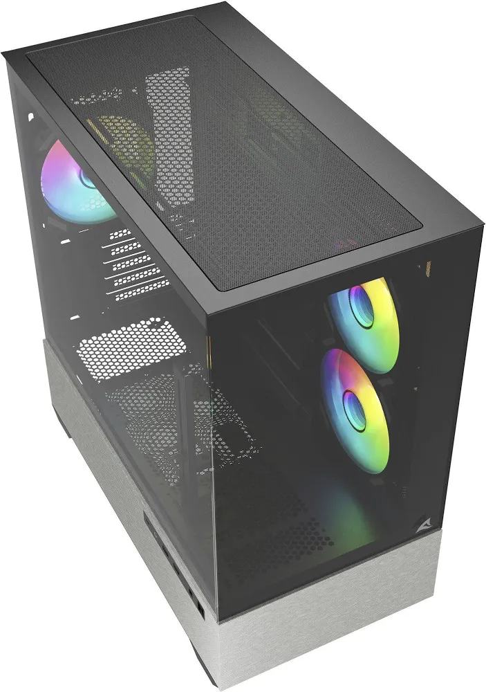 Sharkoon MK7 ARGB mATX RGB - vue 3