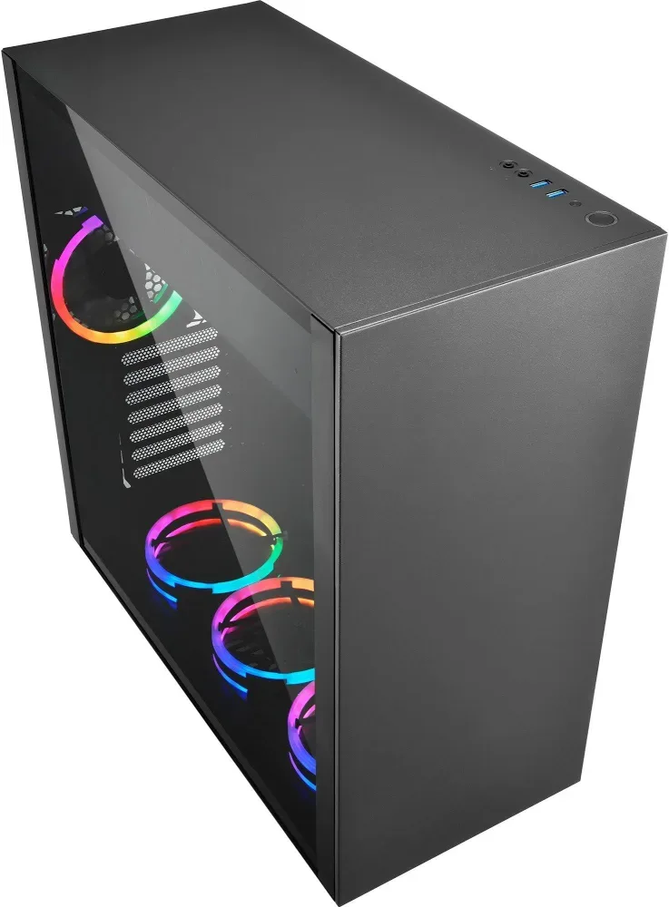 Sharkoon Pure Steel RGB mATX - vue 3