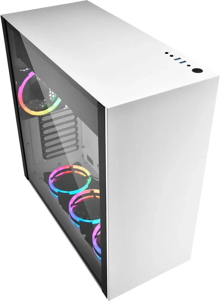 Sharkoon Pure Steel RGB mATX - vue 3