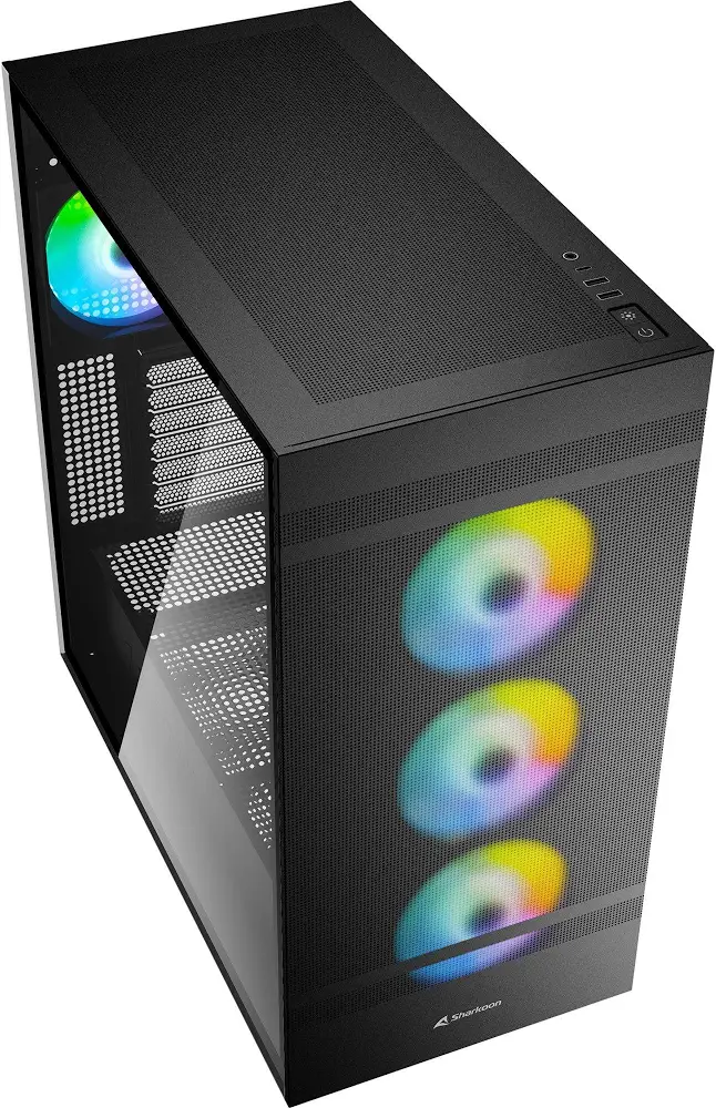 Sharkoon Rebel C50 mATX RGB - vue 3