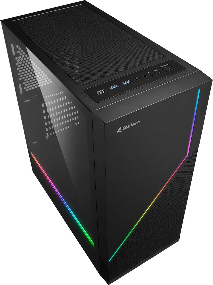 Sharkoon RGB Flow mATX RGB - vue 3