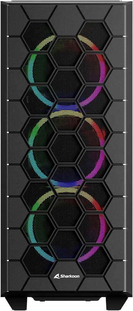 Sharkoon RGB HEX mATX RGB - vue 2