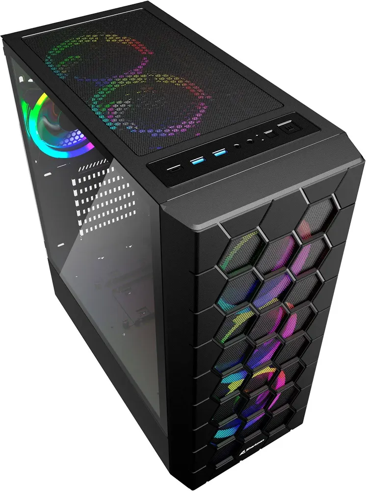 Sharkoon RGB HEX mATX RGB - vue 3
