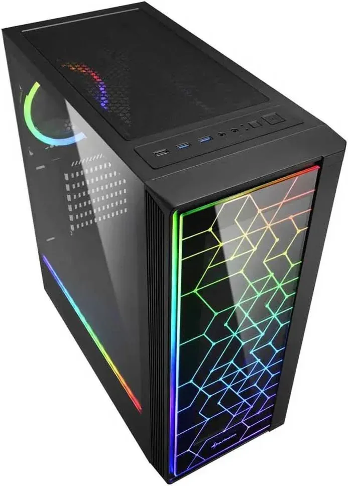 Sharkoon RGB LIT 100 ATX RGB - vue 2