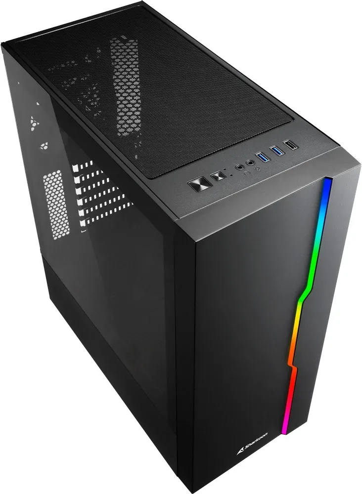 Sharkoon RGB Slider mATX RGB - vue 3