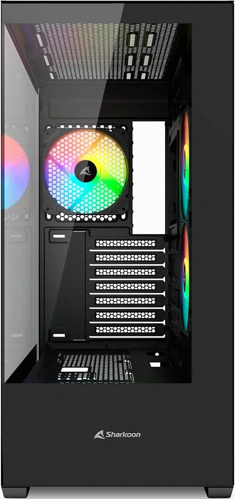 Sharkoon SK6 ARGB mATX RGB - vue 3