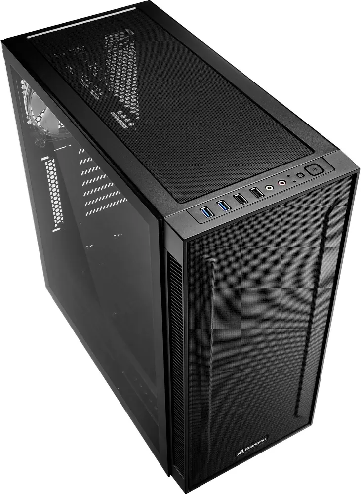 Sharkoon TG6M mATX RGB - vue 3