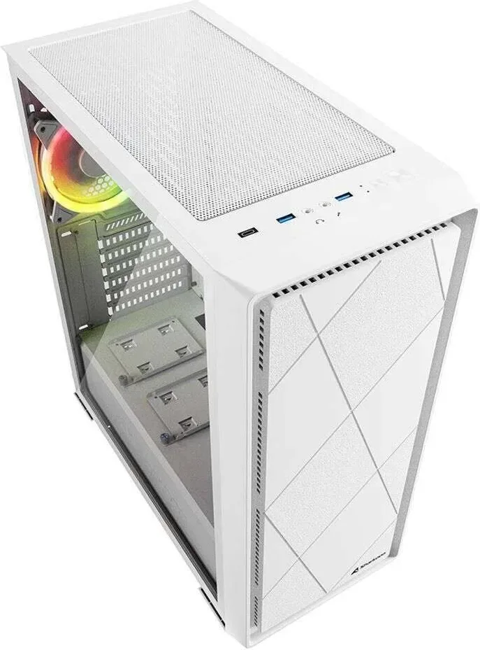 Sharkoon VS8 RGB White mATX - vue 2
