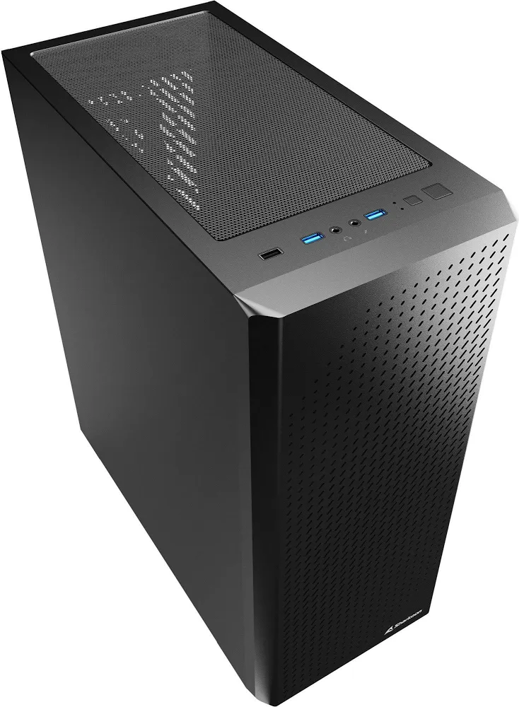 Sharkoon VS9 Black mATX - vue 3