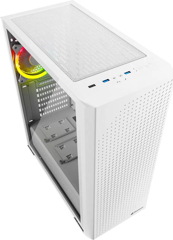 Sharkoon VS9 RGB White ATX - vue 3