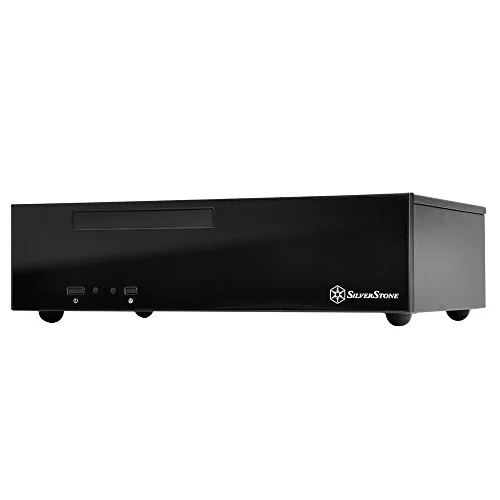 SilverStone SST-ML09B Milo Boîtier HTPC Slim Mini-ITX Noir