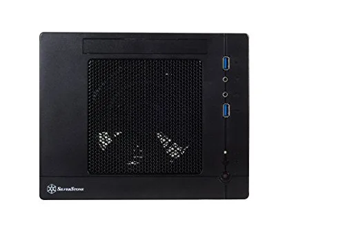 SilverStone SST-SG05BB-Lite - Sugo Boîtier PC cube compact Mini-ITX noir - vue 4