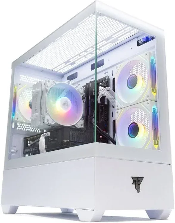 Tempest Lumina mATX RGB White - vue 4