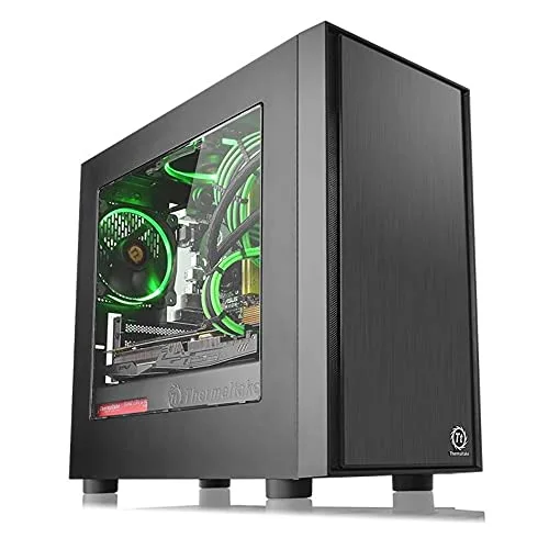 THERMALTAKE BOITIER PC Versa H17 Fenêtre - Mini Tour - Noir - Format Micro ATX (CA-1J1-00S1WN-00) - vue 2
