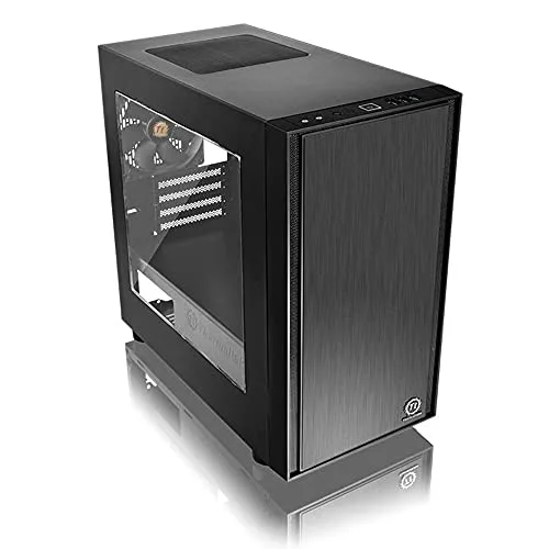 THERMALTAKE BOITIER PC Versa H17 Fenêtre - Mini Tour - Noir - Format Micro ATX (CA-1J1-00S1WN-00) - vue 4