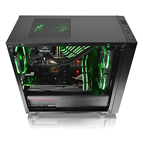 THERMALTAKE BOITIER PC Versa H17 Fenêtre - Mini Tour - Noir - Format Micro ATX (CA-1J1-00S1WN-00) - vue 5