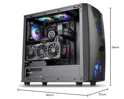 Thermaltake Commander C34 TG ARGB ATX - vue 2