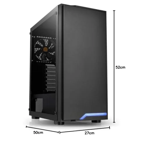 Thermaltake H100 TG ATX - vue 2