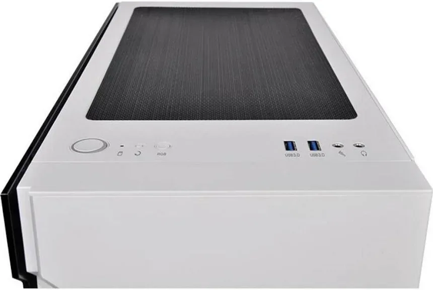Thermaltake H200 TG ATX RGB White - vue 3