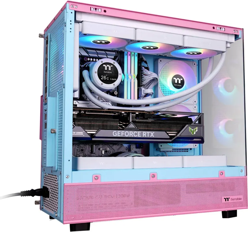 Thermaltake View 270 Plus TG ARGB mATX RGB - vue 2