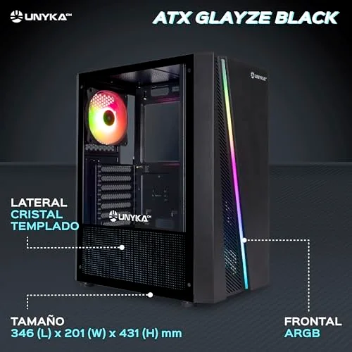 UNYKAch Glayze ATX RGB - vue 2