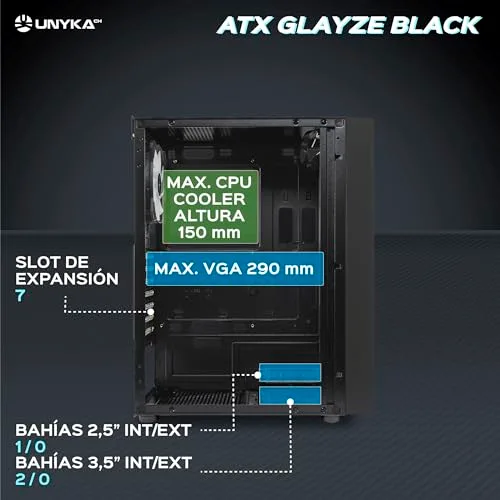 UNYKAch Glayze ATX RGB - vue 4