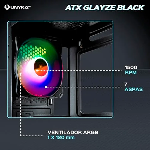 UNYKAch Glayze ATX RGB - vue 5
