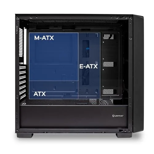 Unykach Revelat Madeira Black ATX E-ATX ITX - vue 9