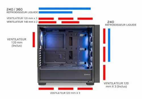 Unykach Revelat Mesh E-ATX RGB - vue 9