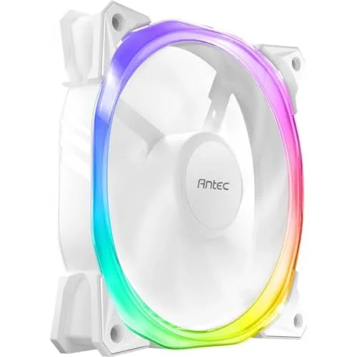 Ventilateur Boîtier PC - ANTEC - Fusion aRGB - 12 cm - Blanc/Transparent - RGB - vue 2