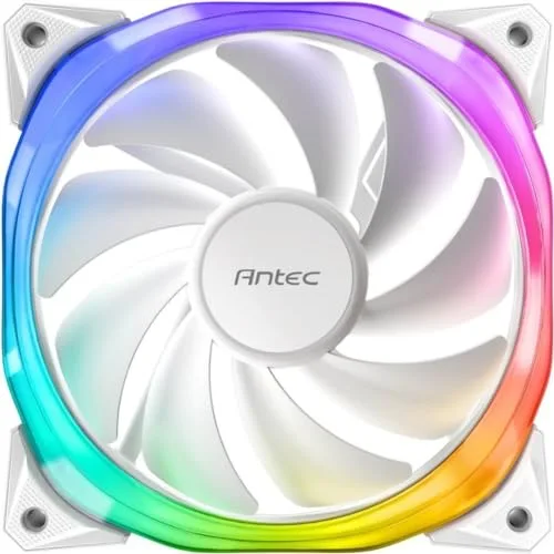 Ventilateur Boîtier PC - ANTEC - Fusion aRGB - 12 cm - Blanc/Transparent - RGB - vue 3