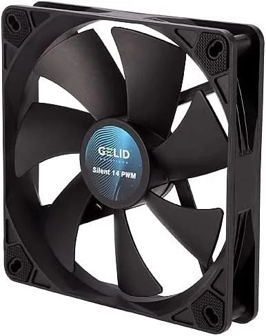 Ventilateur Boîtier PC Gelid Solutions Silent 14 PWM - noir - 140x140x25 mm/12 V - vue 3