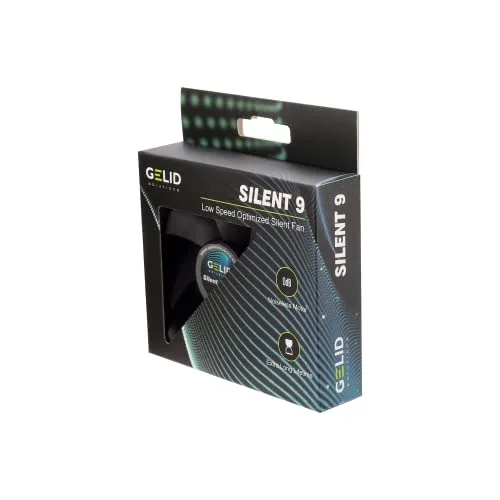Ventilateur Boîtier PC - Gelid Solutions - Silent 9 - 92x92x25 mm - Noir - Silencieux - vue 4