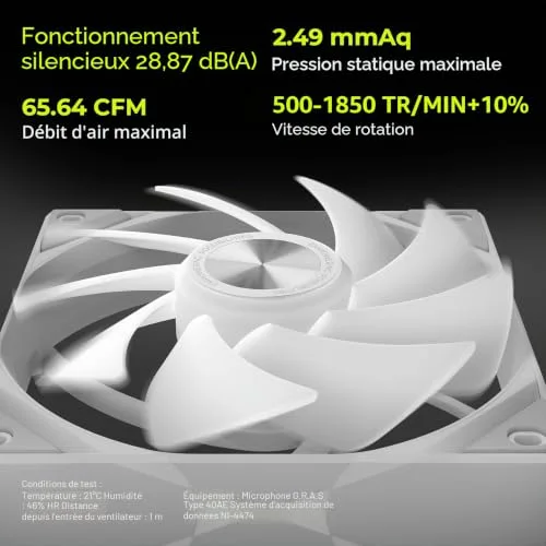 Ventilateur Boîtier PC TRYX Rota SL ARGB (x3) - vue 3