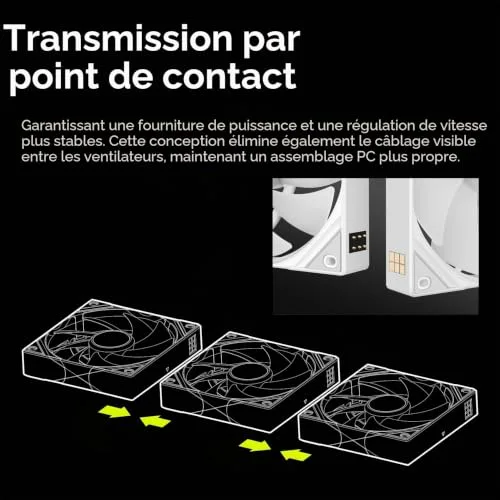 Ventilateur Boîtier PC TRYX Rota SL ARGB (x3) - vue 6