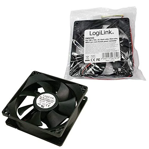 Ventilateur de boîtier PC - LogiLink - FAN103 - 120 mm - 2000 tr/min - 313 dB(A) - vue 3