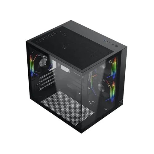 XIGMATEK - EN44410 - Aqua M Lite - Boitier PC sans alimentation - Cube - Format Micro-ATX - Noir - vue 2