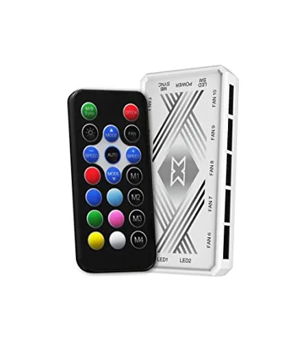 XIGMATEK Galaxy III Essential BX120 ARGB ARCTIC (Pack 3) - Ventilateur 120mm A-RGB pour boitier PC - vue 3