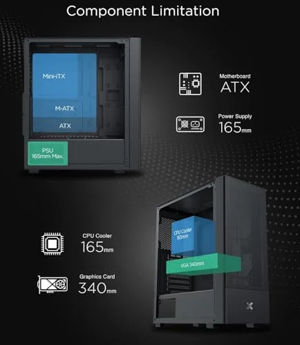 Xigmatek Hero II Air 3F ATX RGB - vue 4