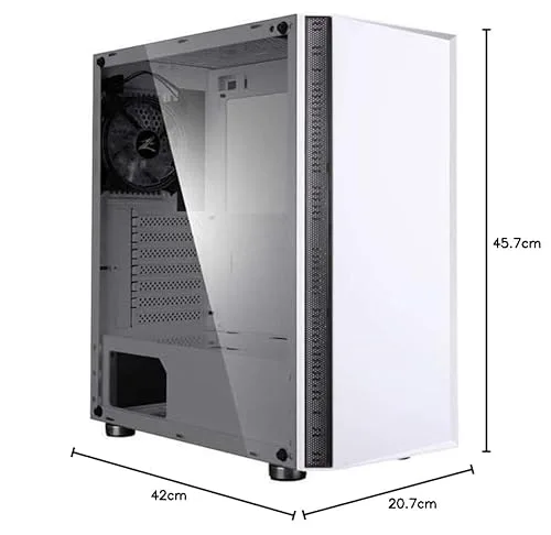 ZALMAN BOITIER PC R2 - Moyen Tour - Blanc - Verre trempé - Format E-ATX (R2TGWH) - vue 5