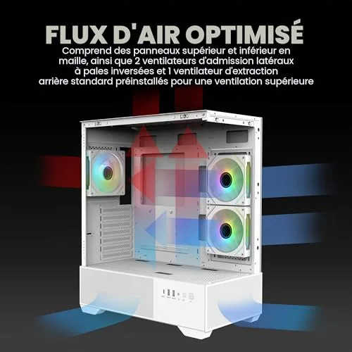 Zalman CHRONIX White ATX - vue 7
