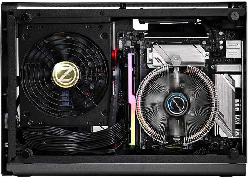 Zalman M2 Mini-Silver mITX - vue 2
