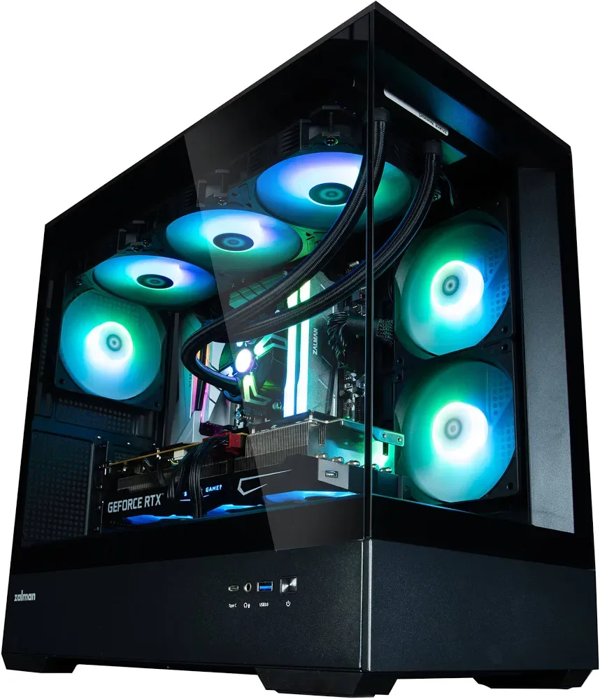 Zalman P30 Black V2 mATX - vue 3