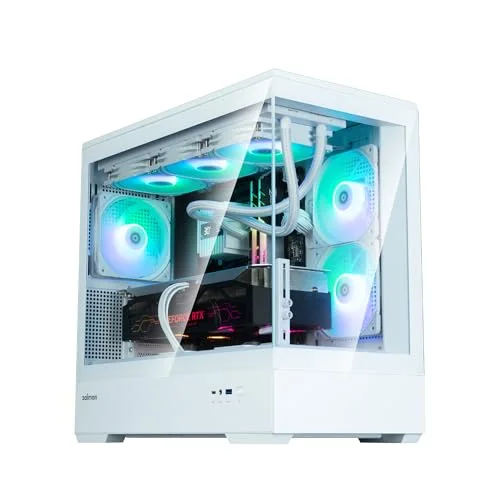 Zalman P30 V2 mATX RGB White - vue 6