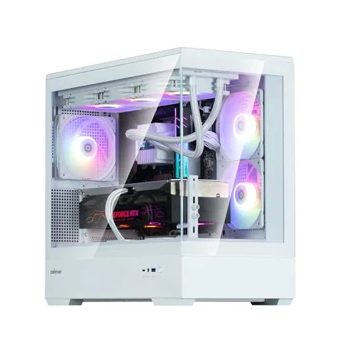 Zalman P30 V2 mATX RGB White - vue 8
